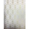 Gift Wrap (White with gold geometric design)