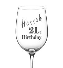 Personalised Wine Glasses Personalised Wine Glasses