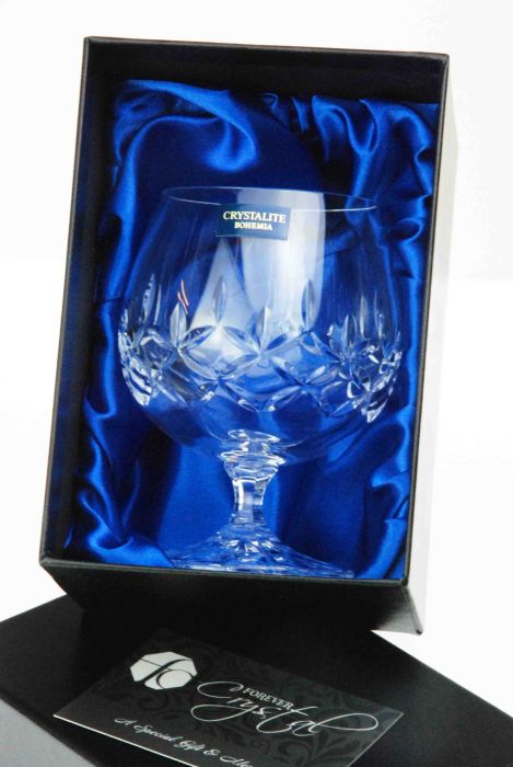 Buy a premium Admiralty Crystal Brandy Glass Gift for Someone Special