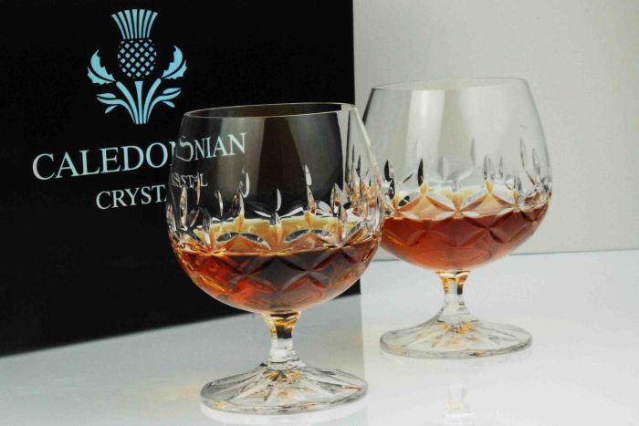 Admiralty Crystal Brandy Cognac Glasses