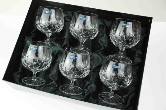 Admiralty Crystal Brandy Glass Set