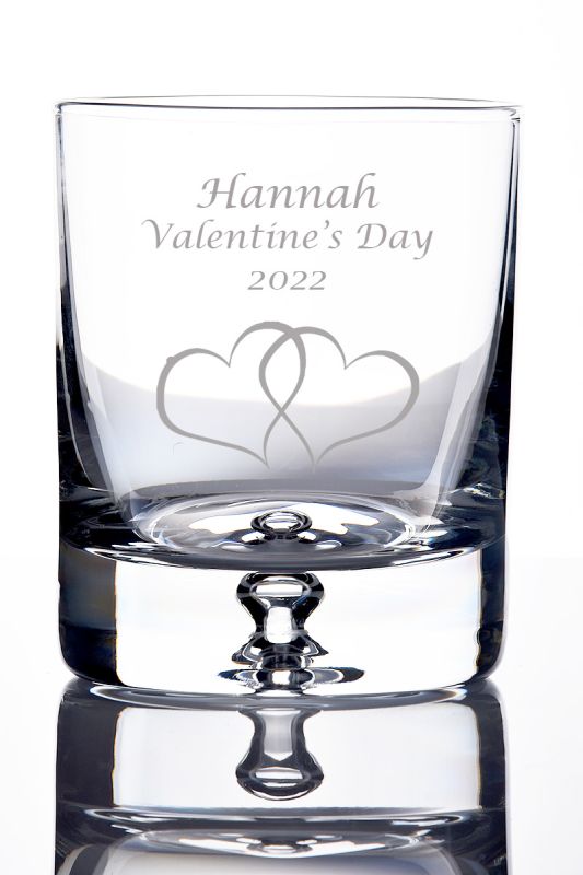 Personalised Valentine's Day Heart Tumbler Gift