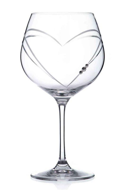 Heart in Heart Gin Glass Gift