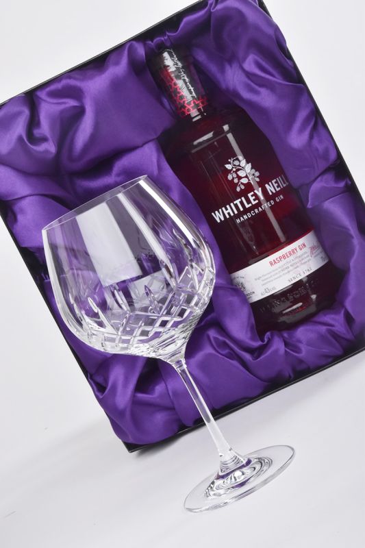 Personalised Hampton Gin Glass & Whitley Neill Presentation Gift Set