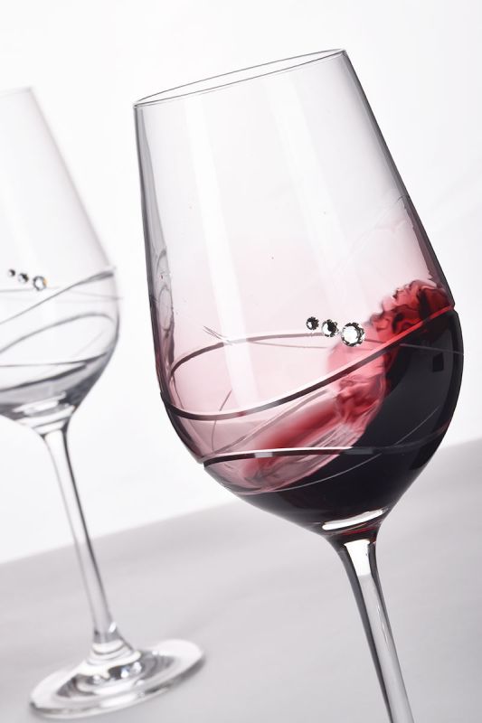 Modena Crystal Red Wine Glasses | Pair